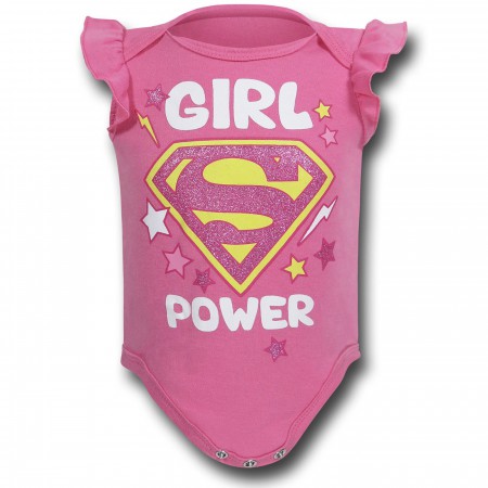 Supergirl Girl Power Infant Snapsuit