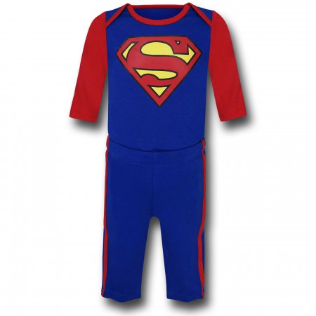 Superman Infant Snapsuit and Pants Set
