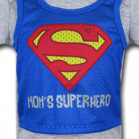 Superman Athletic Symbol Infant Snapsuit