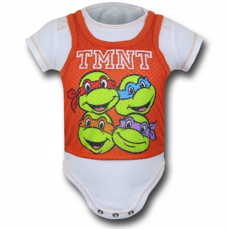 TMNT Athletic Heads Infant Snapsuit