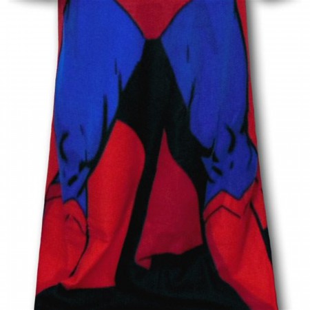 Superman Royal Blue Costume Snuggy Sleeved Blanket