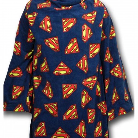 Superman Fleece Wrappie Lounge Robe