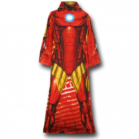 Iron Man Costume Snuggy Sleeved Blanket