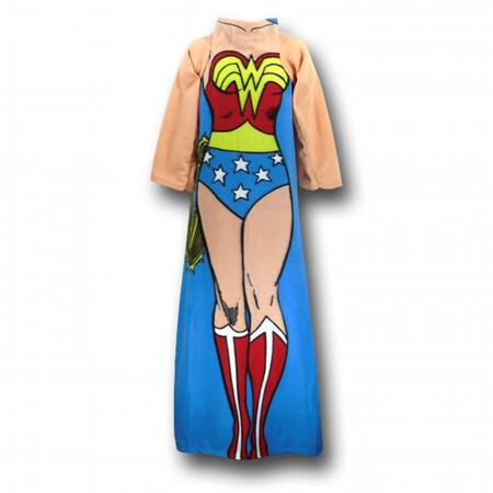 Wonder Woman Costume Snuggy Sleeved Blanket