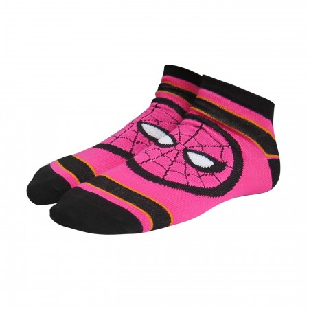 Avengers Hero Logos Women's Low-Cut Socks 5-Pack