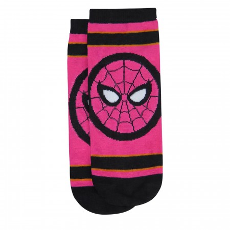 Avengers Hero Logos Women's Low-Cut Socks 5-Pack