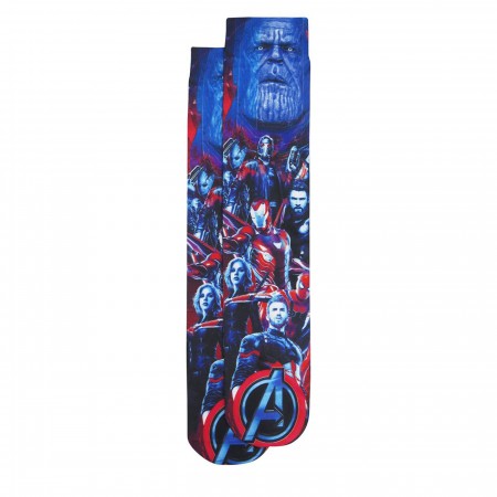 Avengers Infinity War Thanos Group Photoreal Socks