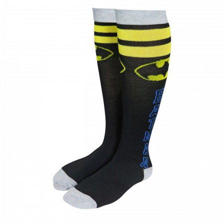 Batman Athletic Stripe Women's Knee High Socks