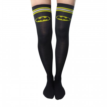 Batman Athletic Thigh High Socks