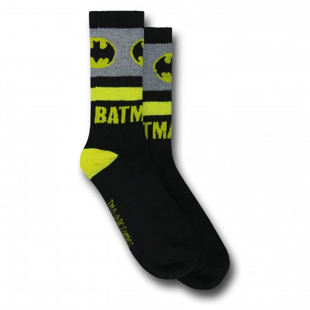 Batman Black and Yellow Socks 2-Pack