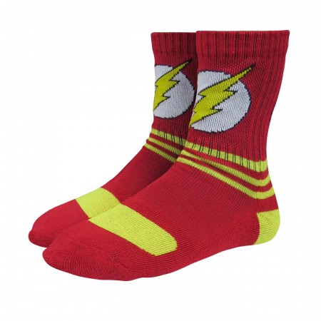 Batman & Flash Kids Athletic Socks