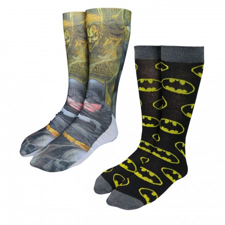 Batman Photoreal Sock 2 Pack