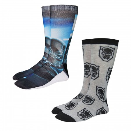 Black Panther T'Challa Photoreal Socks 2-Pack