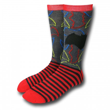 Batman Vs Superman Symbols Sock 2-Pair Pack