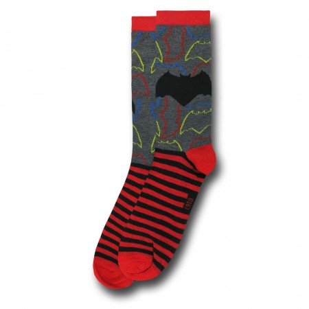 Batman Vs Superman Symbols Sock 2-Pair Pack