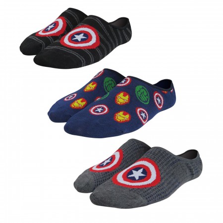 Captain America & Friends Shorty Socks 3-Pack