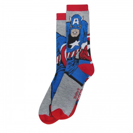 Captain America & Iron Man Retro Socks 2-Pack