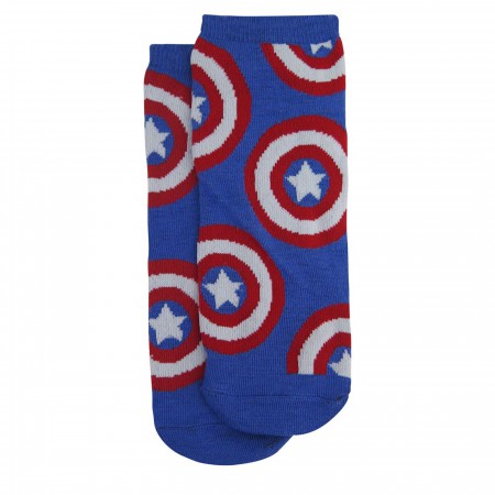 Captain America Kawaii Women's Low-Cut Sock 2 Pack