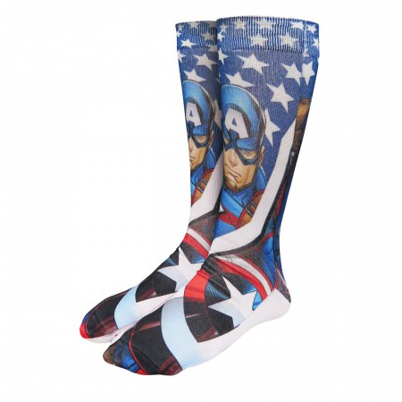 Captain America Photoreal Socks 2-Pack