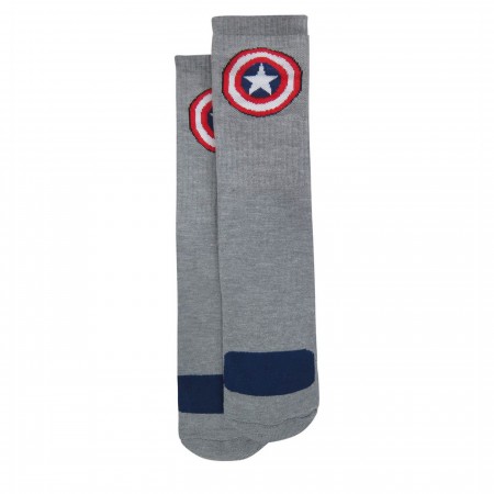 Captain America Vibranium Weave Crew Socks 2-Pack