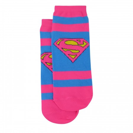 DC Trinity Women's Striped Low-Cut Sock 3 Pack