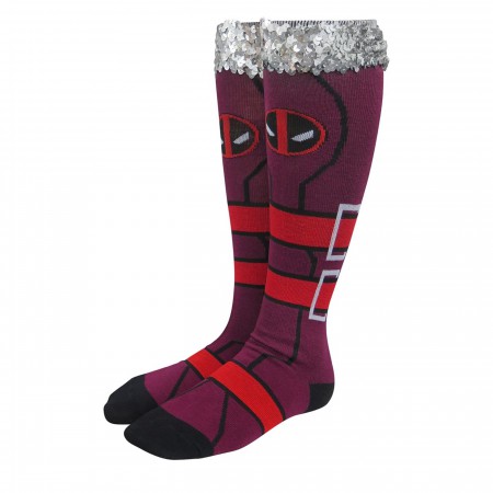 Deadpool Costume Women's Knee High Socks