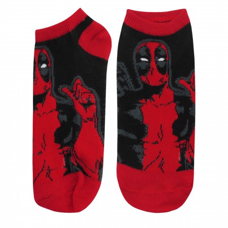 Deadpool Symbols Women's Socks 5 Pack