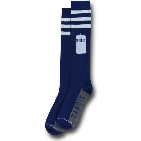 Doctor Who Women's Varsity Tardis Knee High Socks