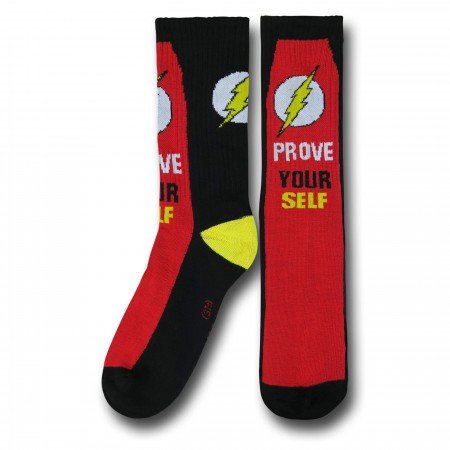 Flash Grey Red and Black Socks 2-Pack
