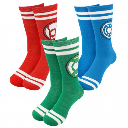 Lantern Corps Crew Socks 3-Pack