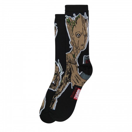 Infinity War GOTG Groot & Rocket Crew Socks 2-Pack