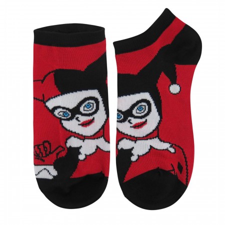 Harley Quinn Animated Women's Ankle Socks 3-Pack