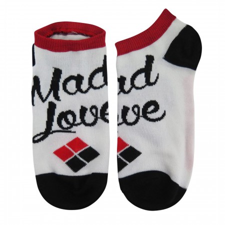 Harley Quinn Animated Women's Ankle Socks 3-Pack