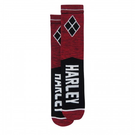 Harley Quinn Logo Socks