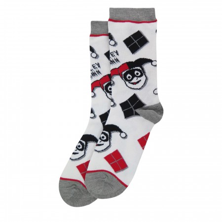 Harley Quinn Stripes & Diamonds Women's Socks