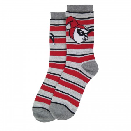 Harley Quinn Stripes & Diamonds Women's Socks