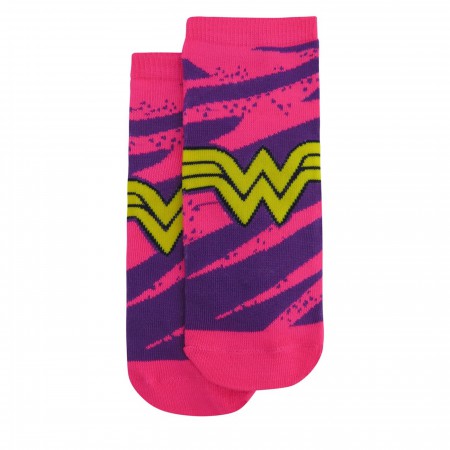 Justice League Abstract Women's Low-Cut Sock 6 Pack