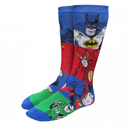 Justice League Retro Socks 2-Pack