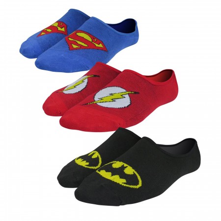 Justice League Symbols Shorty Socks 3-Pack