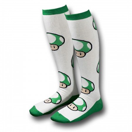 Nintendo Green Mushroom Women's Socks