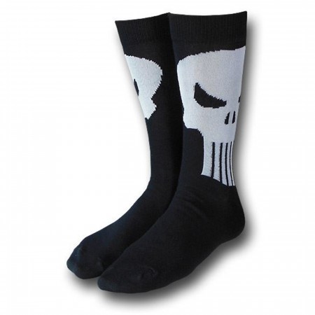 Punisher Symbol Black Crew Socks