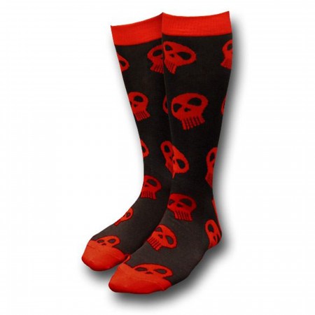 Punisher Bad to the Bone and Red Symbol Socks 2-Pack