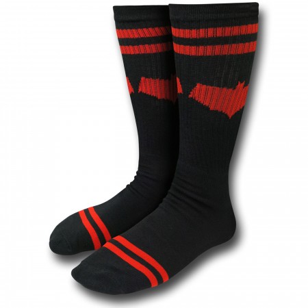 Red Hood Symbol Crew Socks