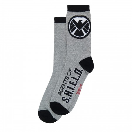 Agents of Shield Symbol Crew Socks