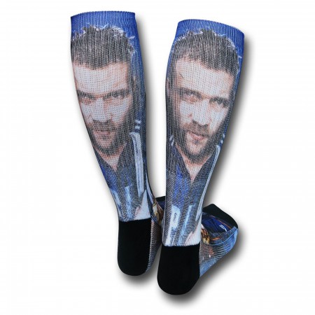 Suicide Squad Captain Boomerang Sublimated Socks