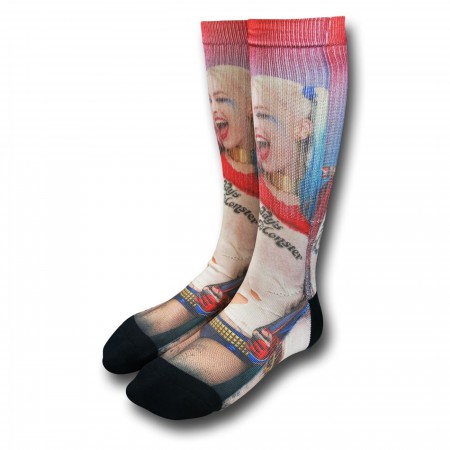 Suicide Squad Harley Quinn Sublimated Socks