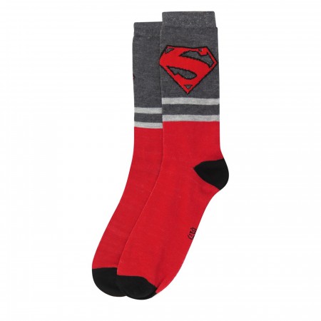 Superman Big Blue Cheese Crew Socks 2-Pack