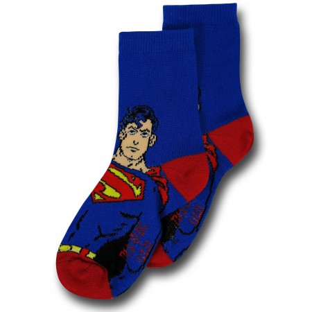Superman Costume Infant Socks 6-Pack