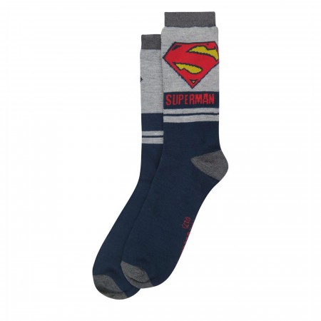 Superman New 52 Crew Socks 2-Pack