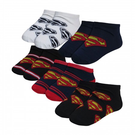 Superman Symbols Kids Sock 5 Pack